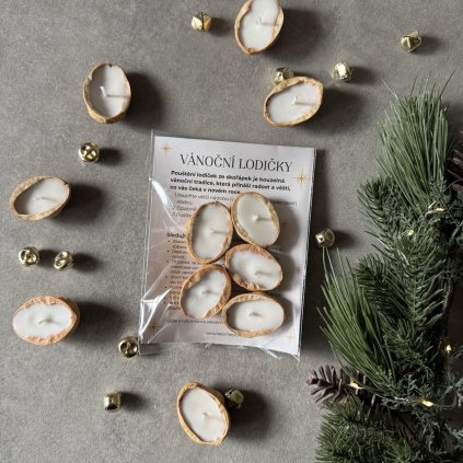 Bílá svíčka skořápky XL