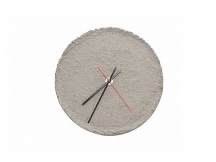 Betonové hodiny - 35 cm - šedé - Mare Humboldtianum