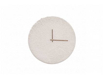 Betonové hodiny - 35 cm - šedé - Mare Frigoris