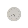 Betonové hodiny - 31 cm - šedý mikrobeton se zlatým prvkem