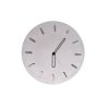 Betonové hodiny - 31 cm - šedý mikrobeton s bílou vteřinovkou