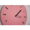 Betonové hodiny - 31 cm - rúžové