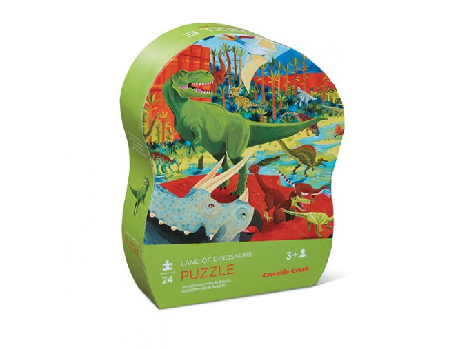 Mini puzzle - Land of Dinousaurs (24 pc) / Mini puzzle - Země dinosaurů (24 ks)