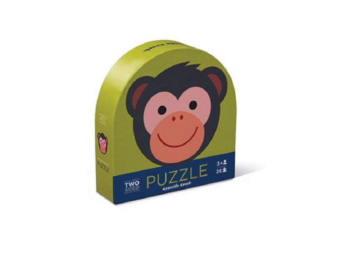 6599 1 puzzle oboustranne pratele opice 24 dilku