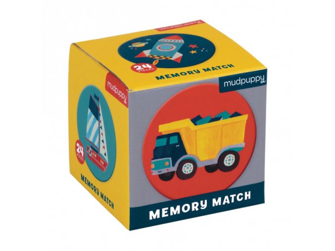 Mudpuppy Mini Memory Match Game Transportation 9780735347526 MP47526