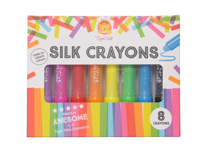 Hedvábné voskovky (8ks) / Silk Crayons (8pc)