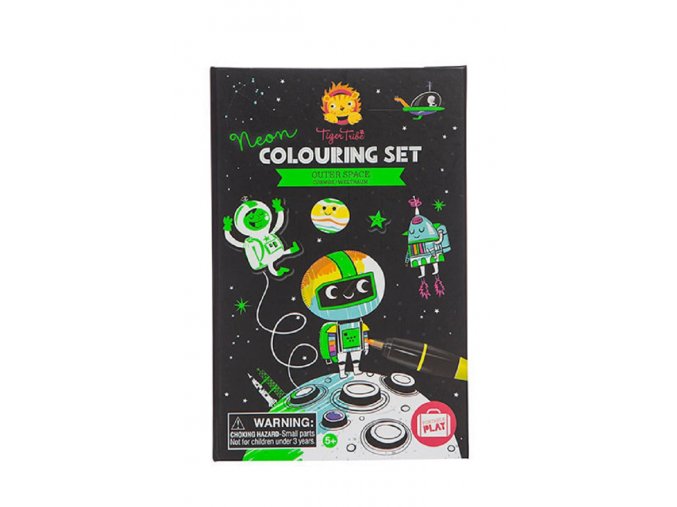 Neon Colouring Sets - Outer Space