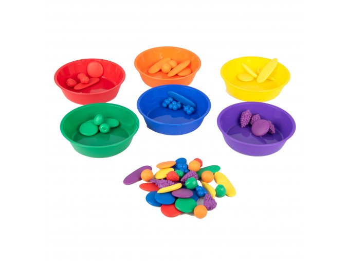 Coloured sorting bowls (6 pc) / Barevné misky ke třídení (6 ks)