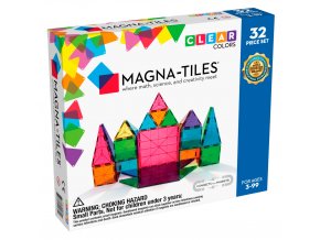 Magna Tiles - Clear (32 pc) / Magna Tiles - Průhledná (32 dílků)