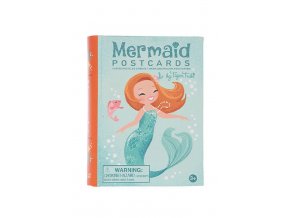Mermaid Postcards / Mini pohlednice - Mořská panna