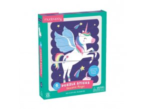 Puzzle Sticks - Kouzlo jednorožce (24 dílků) / Puzzle Sticks - Unicorn Magic (24 pc)