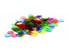 Translucent colour counters (300 pc) / Průhledné barevné kruhy (300 ks)