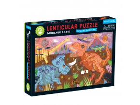 13128 puzzle lenticula rev dinosaura 75 ks 75 piece lenticula dinosaur roar