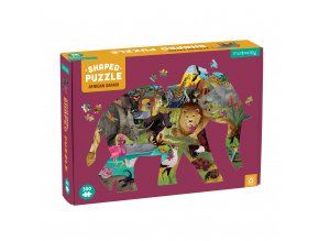 Shaped Puzzle - African Safari (300 pc) / Tvarované puzzle - Africké safari (300 ks)