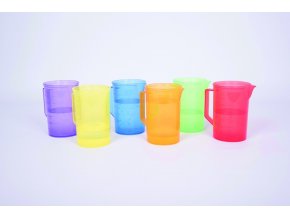 Barevné džbány (translucent colour jug set)