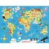 Puzzle na cesty - Mapa světa (36 dílků) / Puzzle to Go - Map of the World (36 pc)