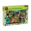 Search & Find Puzzle Rainforest (64 pc) / Puzzle hledej a najdi - Deštný prales (64 ks)