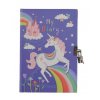 Diář - Jednorožec / Locked Diary - Unicorn Rainbows