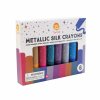 Metalické voskovky (6ks) / Metallic Silk Crayons (6pc)