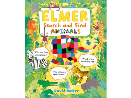 Elmer Search and Find Animals 9781839133725
