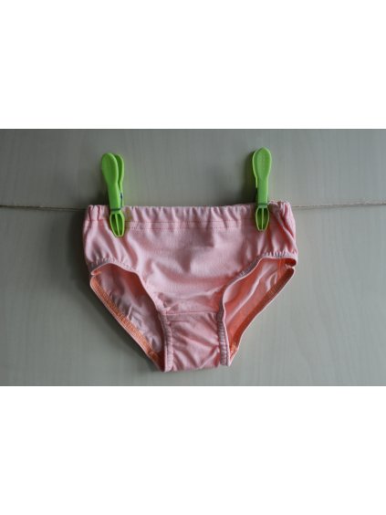 Dívčí bavlněné kalhotky světle lososová