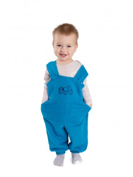 Dětské tepláky s laclem AUTÍČKO