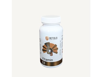 vitamin D3 bílé pozadí