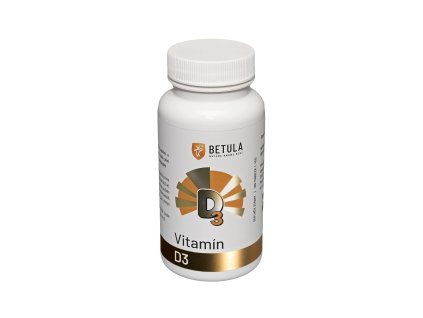 Výstřižek vitamin D3 bílé pozadí