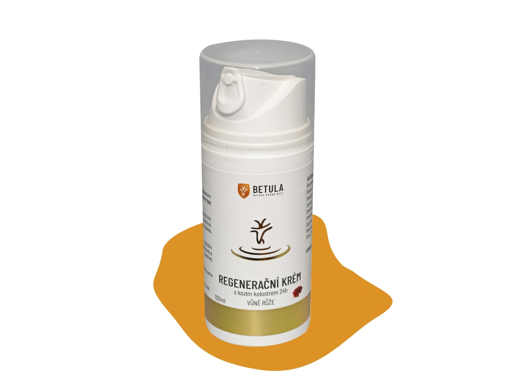 Regenerační krém s kozím kolostrem 24h - vůně Růže Objem: 50 ml