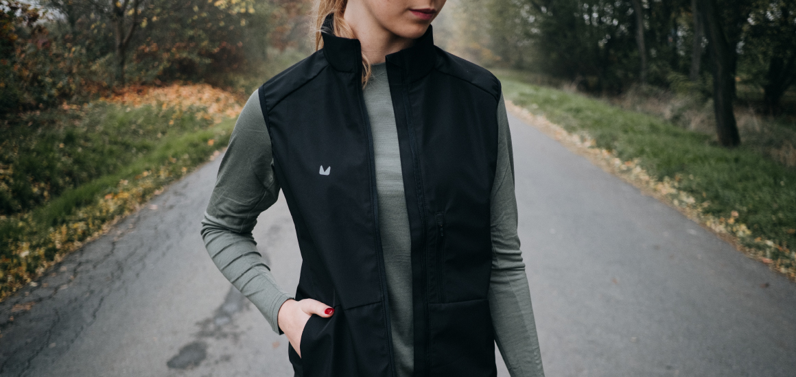 Funkční dámská vesta Vagus NANO - Černá