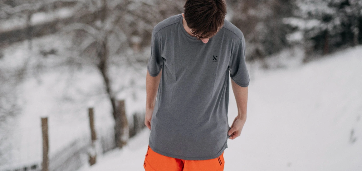 Funkční tričko merino Vagus Kolektif - Šedé