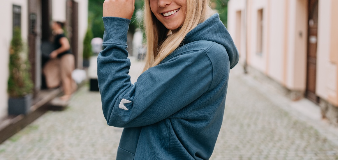 Mikina Vagus Klasic 3.0 - petrolejová