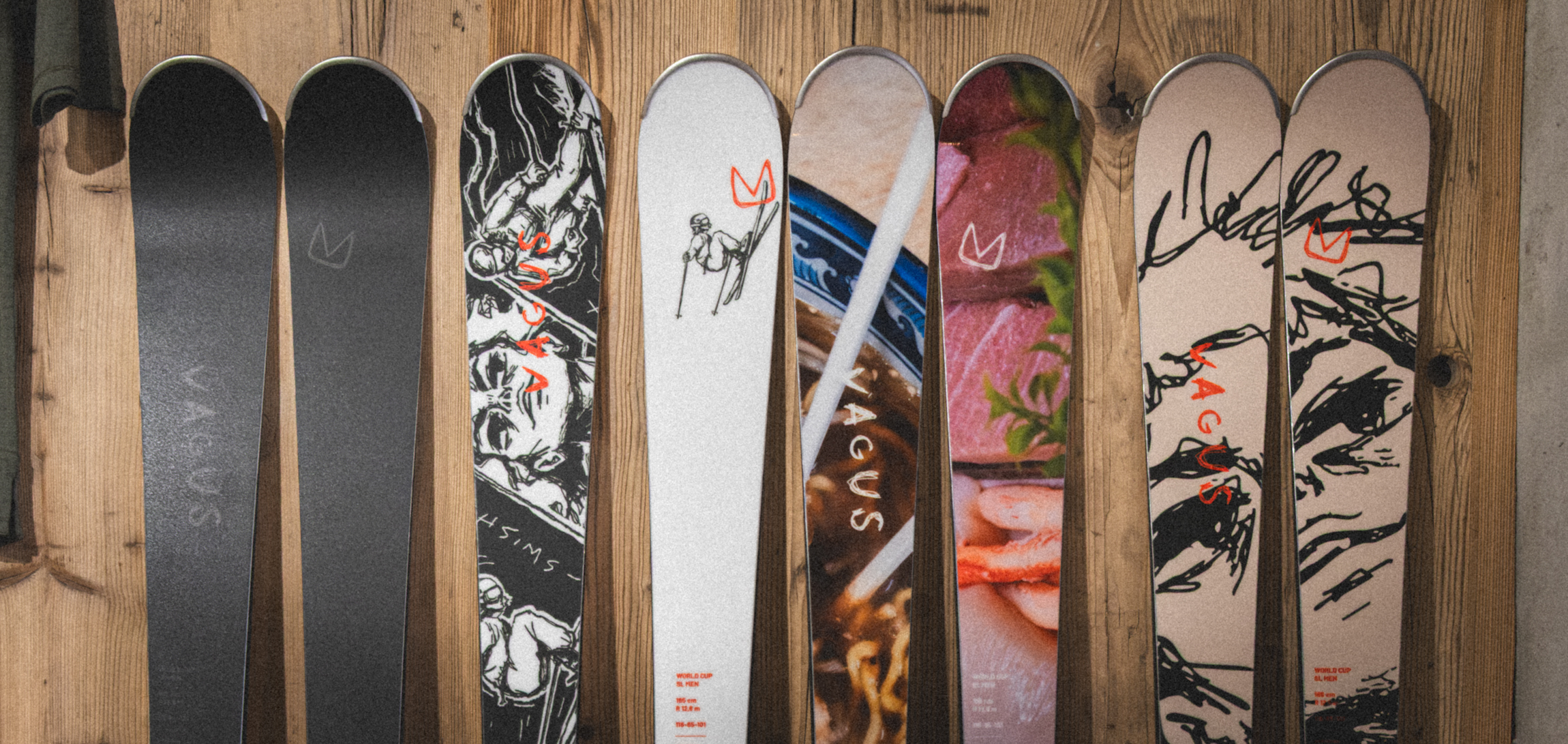 Nový lyže Vaguski V - všechny 4