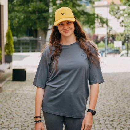 Funkční unisex tričko merino Vagus Kolektif - Šedé