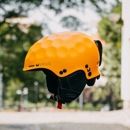 Lyžařská helma Vagus Kevlar MegaSpeed Orange mat