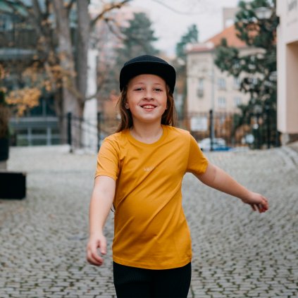 Dětské tričko Vagus Zajda - Hořčicové