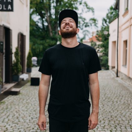 Unisex tričko Vagus Super-G Merino - Černé