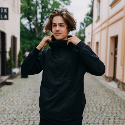 Mikina Vagus Raven ANORAK - Černá