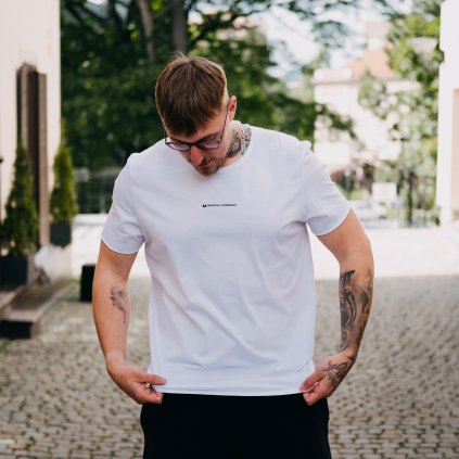 Unisex tričko Vagus Tyče - Bílé