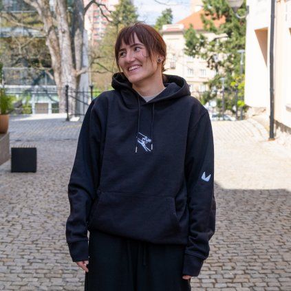 Mikina Vagus KLARA Skier - Černá/Bílá