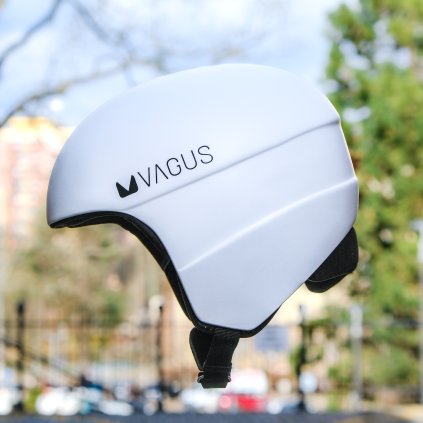 Lyžařská helma Vagus Kevlar Racing - White mat