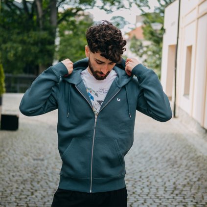 Mikina Vagus Zippa – Petrolejová