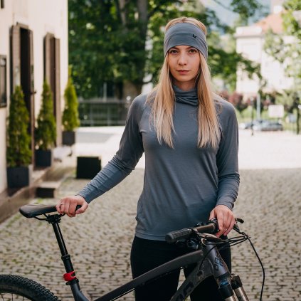 Dámské funkční tričko Vagus Cortina Merino - Šedé