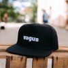1740 4 ksiltovka vagus snapback low cerna
