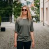 Funkční unisex tričko merino Vagus Kolektif - Khaki