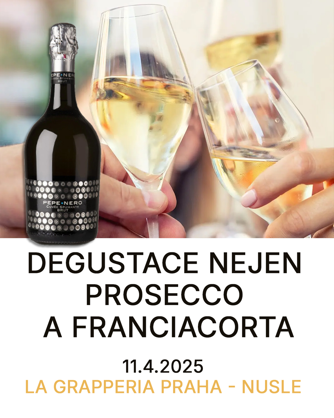 Degustace nejen Prosecco a Franciacorta v La Grapperia Nusle