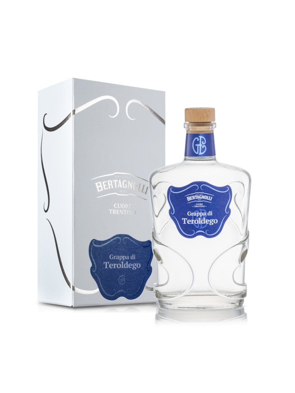Grappa Teroldego, Trentino, Distilleria Bertagnolli 0,7l, 42%
