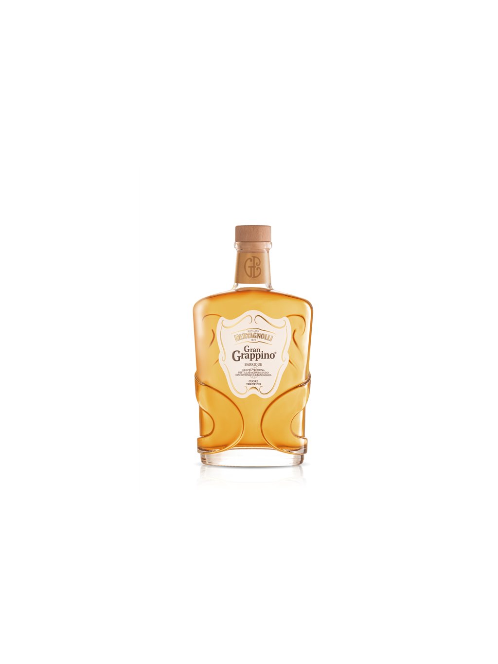 Miniatura Gran Grappino Oro, Distilleria Bertagnolli, 5cl, 42 % vol.