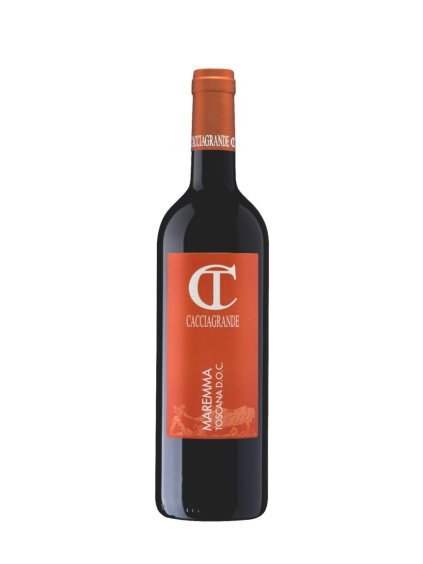 Maremma, DOC, Toskánsko, Cacciagrande, 14,5%, 0,75l