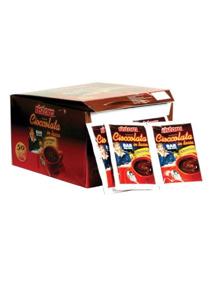 RISTORA loose mixture for preparing a drink with chocolate flavor 50 pcs x 25g